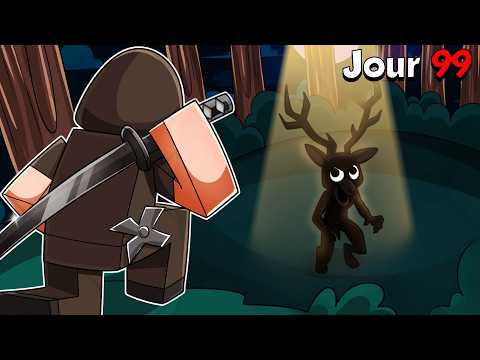 Aperçu : J'ai Survécu 100 Jours Solo avec la Meilleur Classe ! (99 days in the Forest)